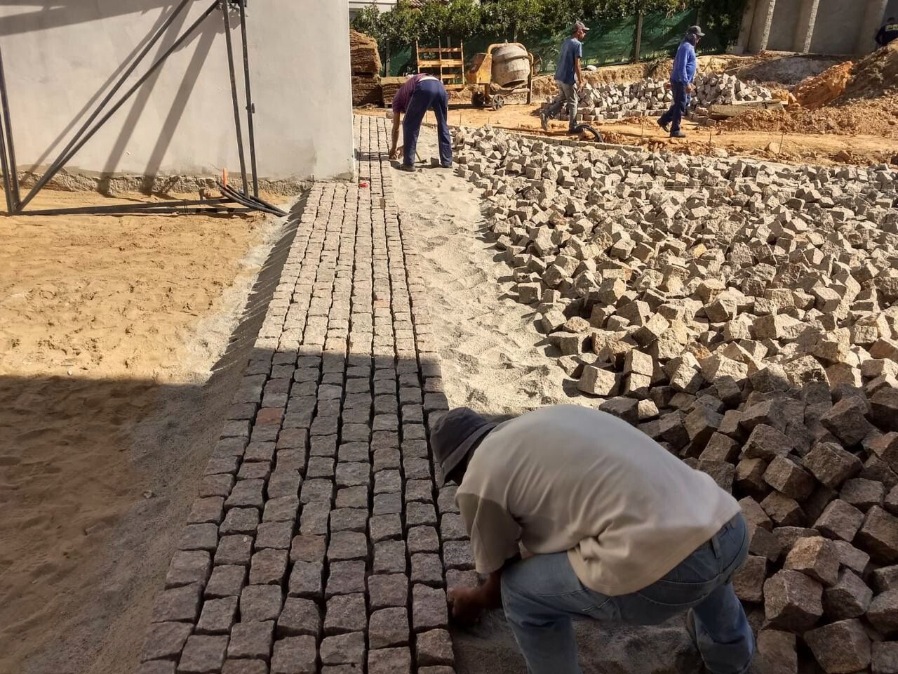 pedras paralelepipedo 10 por 10